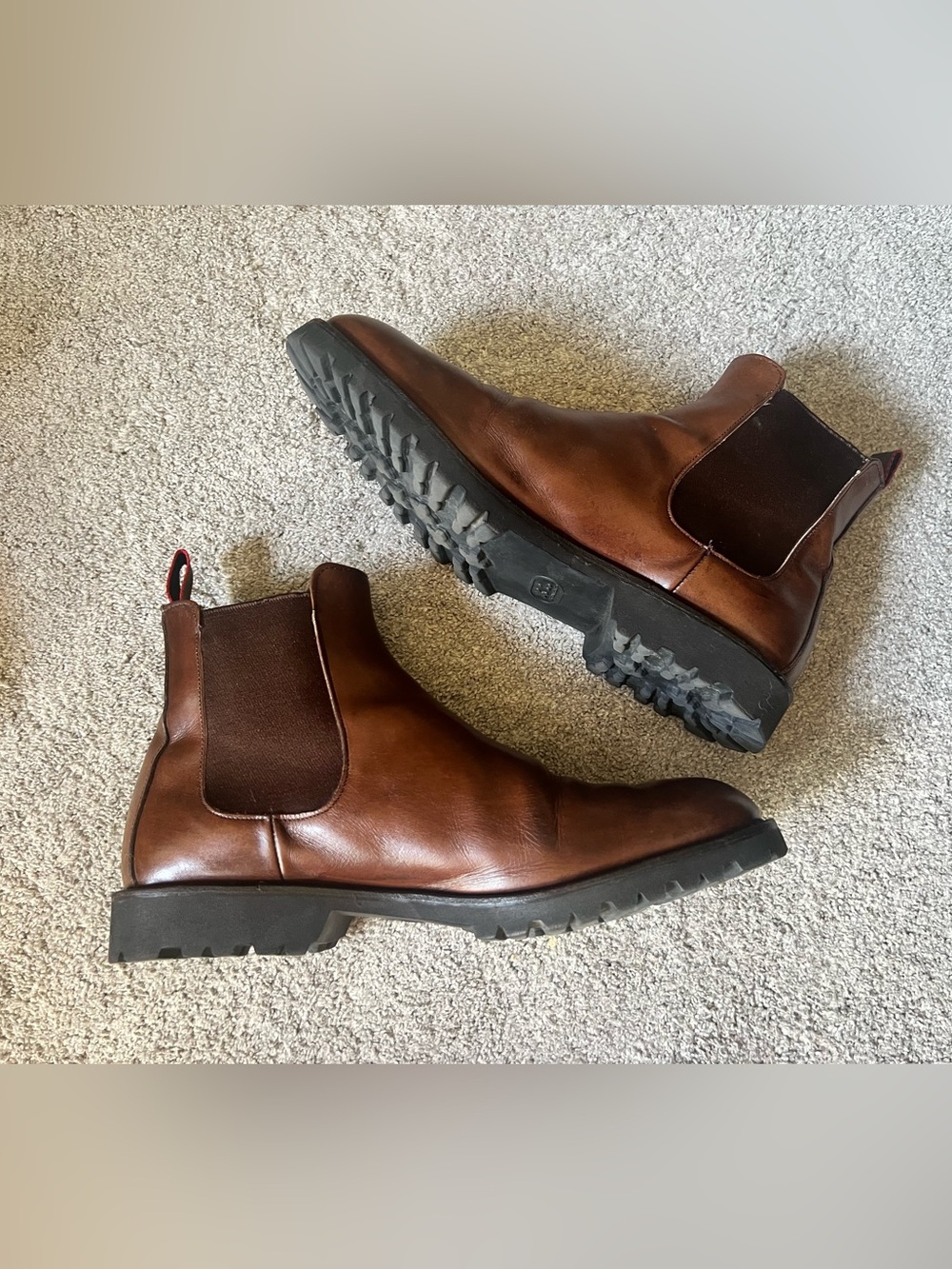Allen Edmonds Nomad? Tate? Chelsea Boots Mens 11.5 D Brown Leather Ankle USA